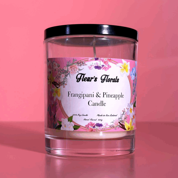 Frangipani and Pineapple Candle - Holiday in the Tropics