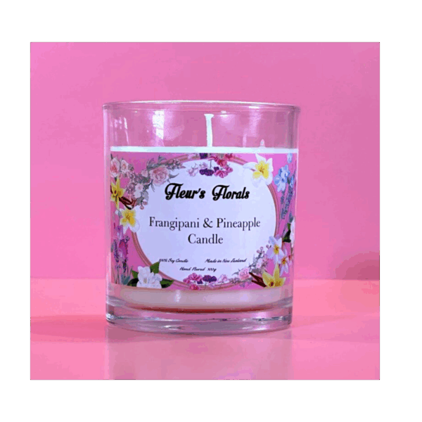 Frangipani and Pineapple Candle - Holiday in the Tropics - Image 3